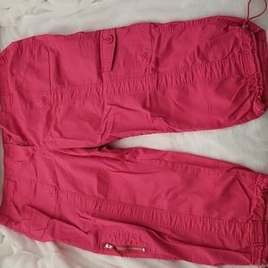STYLE & CO SIZE 18 PINK CARGO CAPRI PANTS